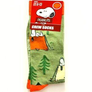 Mens Snoopy Camping Socks